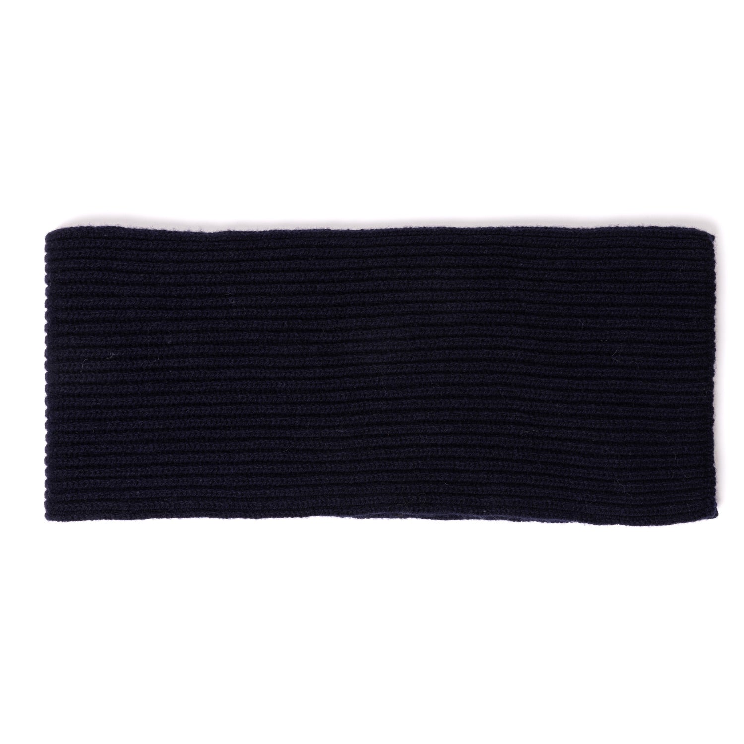 Scarf "Ribbed Scarf" made from Lambswool and Cashmere - 6 Ply